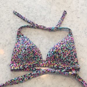 Victoria secret confetti dot bikini top